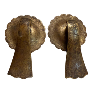 Brass Hardware Pull Handles Drop Pulls for Dressers Cabinets Art Deco