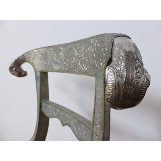 Vintage Silver Foil Chair For Sale - Image 6 of 17