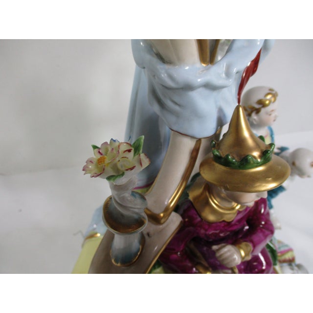 Monumental German Porcelain Figural Group For Sale - Image 6 of 18