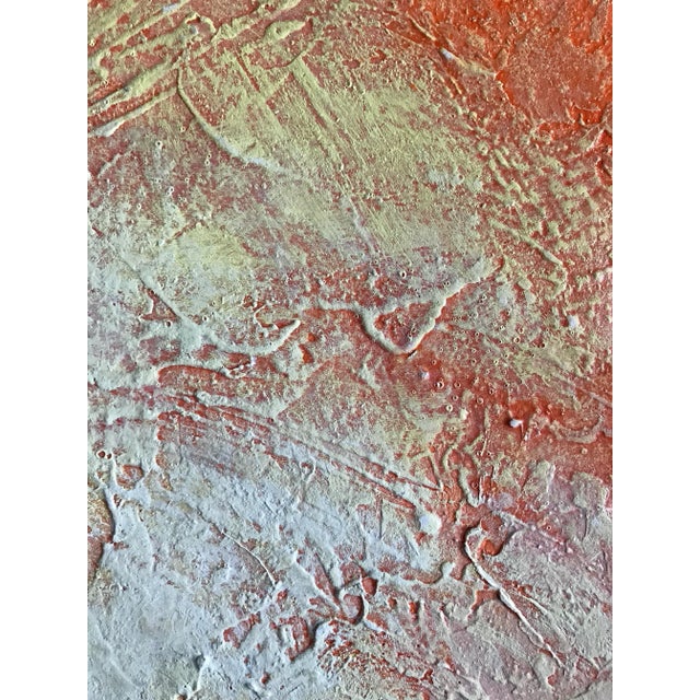 Patricia Zippin "The Sun" 1980s Mixed Media 11.25"x 15", unframed Signed bottom right in paint Patricia Jayne Zippin...