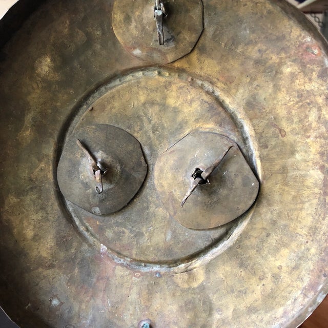 Metal 1900s Traditional Hand Hammered Brass Box With Latch For Sale - Image 7 of 9