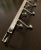 Antique Art Deco Wall Coat hanger with 4 swiveling hooks which rotate flat when not in use. Production period 1940’s in...