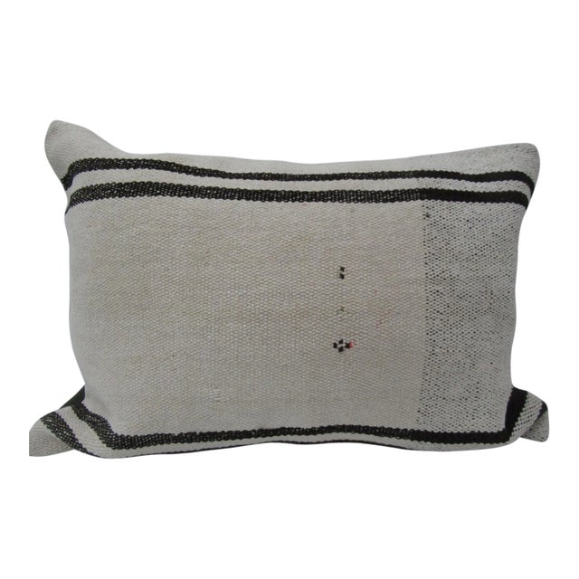 Turkish Kilim White Pillow Cover For Sale