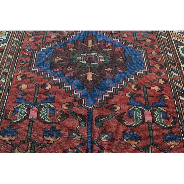 1920s Persian Malayer Area Rug 4'2"×6'9" For Sale - Image 4 of 12