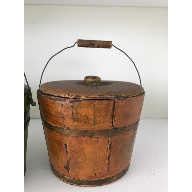 Vintage Woodenware Buckets Set of 3 Chairish