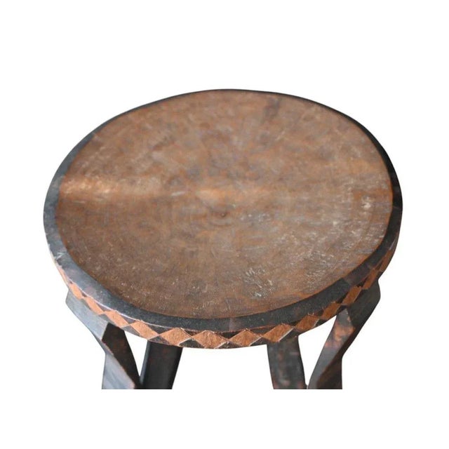 African Prestige Stool For Sale - Image 3 of 9