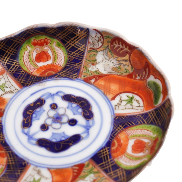 19th Century Japanese Imari Porcelain Footed Saucer, C. 1800’s For Sale - Image 5 of 7