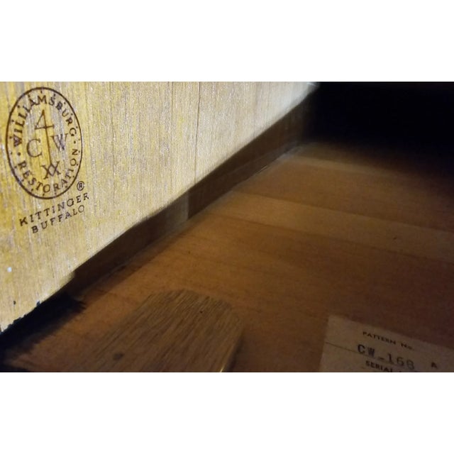 Kittinger Colonial Williamsburg Mahogany Partner's Desk Cw 168 For Sale - Image 10 of 11