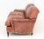 George Smith Red Leather Two-Seat Club Sofa For Sale In New York - Image 6 of 7