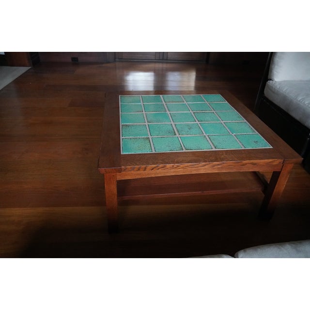 Stickley 25 Tile Top Cocktail Table Finish 32 Chairish