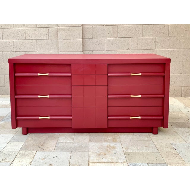 American of Martinsville Lowboy Dresser Chairish