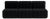 Curt Modular Set - Flexible 3-Seater - Sera - Ebony (Black) by Ambivalenz, Set of 6 For Sale