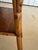 Antique Scorched Bamboo Two-Tier Side Table With Wood Shelves For Sale - Image 10 of 12