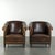 English-Style Club Chairs in Sheepskin Leather, Set of 2 For Sale - Image 15 of 15