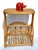 Bamboo Cane Wicker Mid-Century Modern Side Bedside End Sofa Table Magazine Stand For Sale - Image 11 of 13