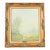 Original Artist Signed K. Kirum "Church in the Dale" Oil Painting in Carved Giltwood Frame For Sale