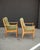 1960s 1960s Pair of Kjaernulf Style Danish Modern Oak and Wool Side Chairs For Sale - Image 5 of 12