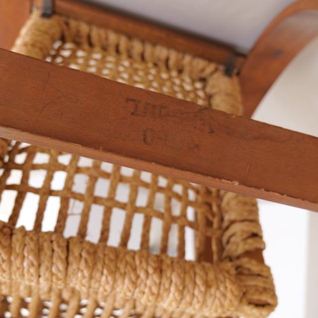 Armchairs by Adrien Audoux and Frida Minnet for Vibo Vesoul, France, 1940s, Set of 2 For Sale - Image 6 of 8