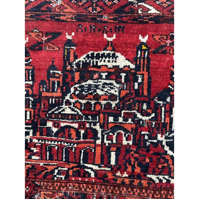 Antique Distressed Tribal Turkmen Rug, 1890s For Sale - Image 15 of 18
