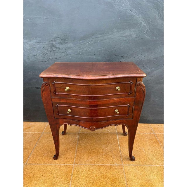 French Louis XV Style Bedside Tables, 1930s, Set of 2 For Sale - Image 11 of 13