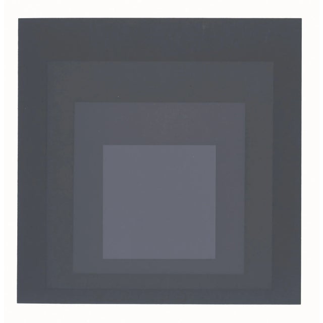 "Homage to the Square" serigraph by Josef Albers from the monumental "Formulation : Articulation" published by Harry N....