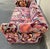 Apricot 1960s Jack Lenor Larsen “Jezebel” Fabric Sofa For Sale - Image 8 of 11