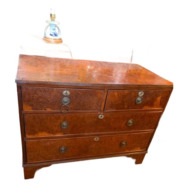 Early 1800s French Pollard Oak Chest of Drawers, ( Commode ) For Sale