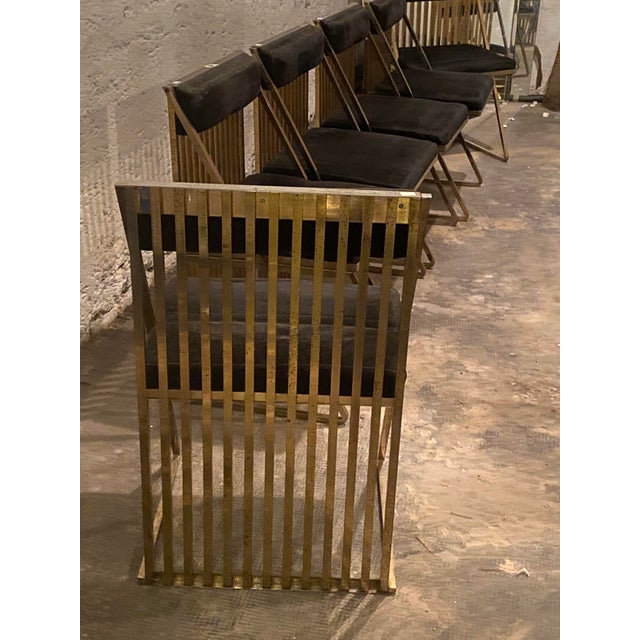 Vintage Italian Chairs, 1970, Set of 6 For Sale - Image 4 of 16