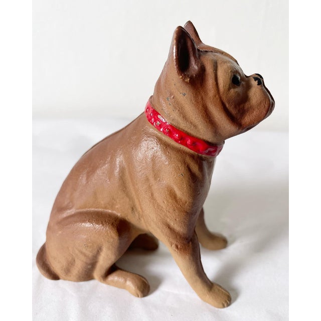 Vintage Cast-Iron Boxer Dog Bank For Sale In Philadelphia - Image 6 of 9