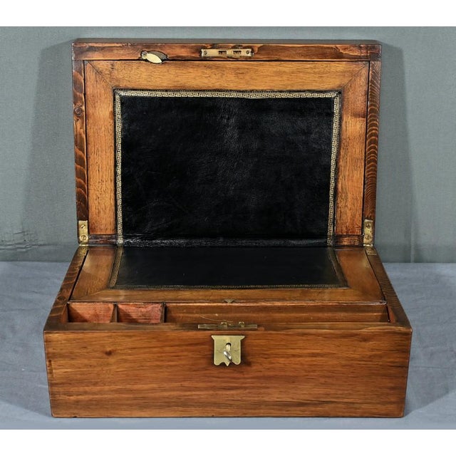 Travel Trunk in Walnut For Sale - Image 3 of 16