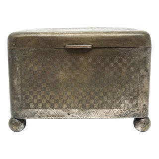 Polish Gilloched Sugar Bowl from Bracia Grün, 1890s For Sale