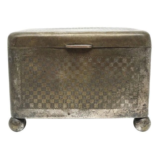 Polish Gilloched Sugar Bowl from Bracia Grün, 1890s For Sale