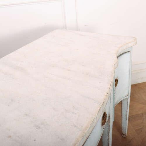 Swedish Pine Serpentine Sideboard For Sale - Image 9 of 11