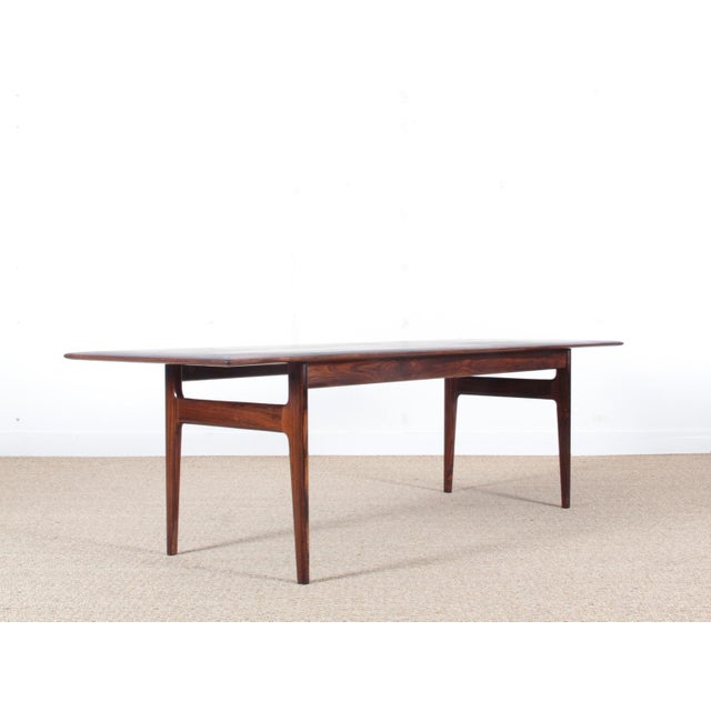 Scandinavian teak coffee table manufactured by CFC Silkeborg.