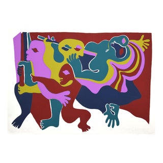 Fritz Baumgartner, Composition, 1975, Lithograph For Sale