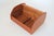 Mid-Century Modern 1970s Teak Wood Tambour Organizer Box For Sale - Image 3 of 10