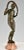 Art Deco bronze sculpture nude with garland by Joe Descomps Cormier. Patinated bronze on marble base. France 1925. This...