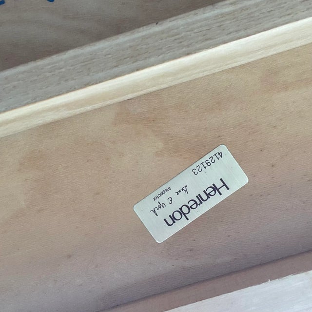 1970s Henredon Scene II Console Table Burled Olive Wood and Zebra Wood For Sale - Image 5 of 13