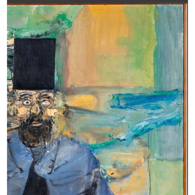 Original Edgar Louis Ewing Oil Painting of Caretaker at Aghia Triada For Sale - Image 4 of 5