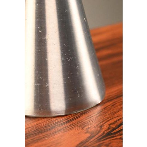 Large Space Age Table Lamp with Glass Shade from Erco For Sale - Image 9 of 13