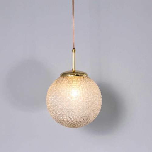 Diamond Opaque Pendant Glass Lamps, 1950s For Sale - Image 16 of 18