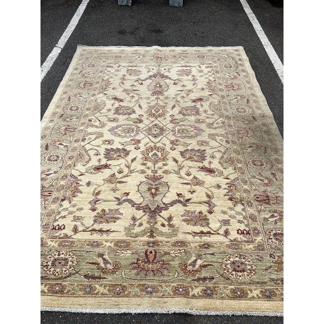Country House Rug with Floral Pattern For Sale - Image 8 of 15