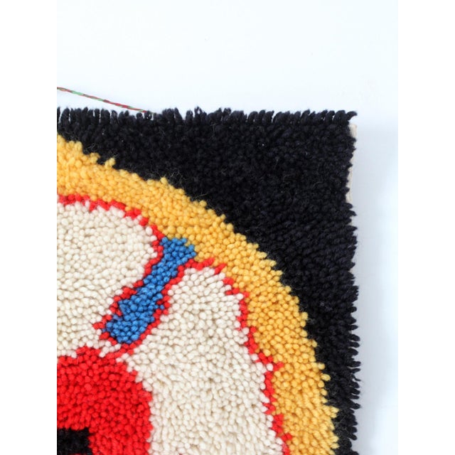 Mid-Century Folk Art Luther Rose Wall Hanging For Sale - Image 4 of 9