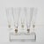 Hexagonal Flutes with Gold Inserts by Cenedese, Set of 5 For Sale - Image 17 of 18