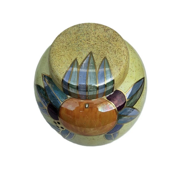 Ceramic Art Deco Gloria Luster Ginger Jar from Grays Pottery, 1915 For Sale - Image 7 of 10