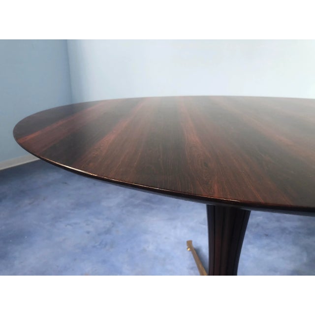 Mid-Century Italian Rosewood Dining Table Attributed to Paolo Buffa, 1950s For Sale - Image 9 of 18