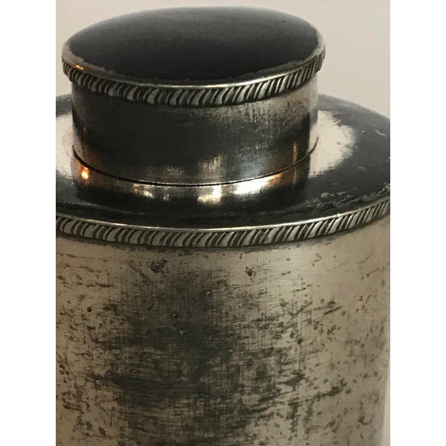 Mid 19th Century Silver Plate Tea Caddy Container For Sale - Image 4 of 5