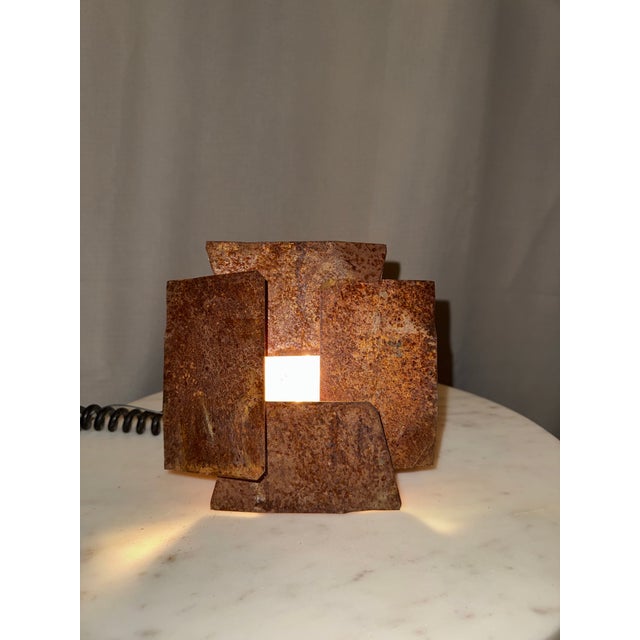 Bring a dramatic, architectural statement to your interior with this exceptional mid-century industrial theater spotlight....