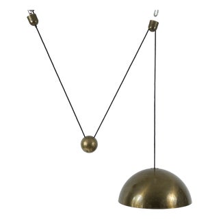 Large Solan Counter Balance Pendant Lamp by Florian Schulz, 1970s For Sale