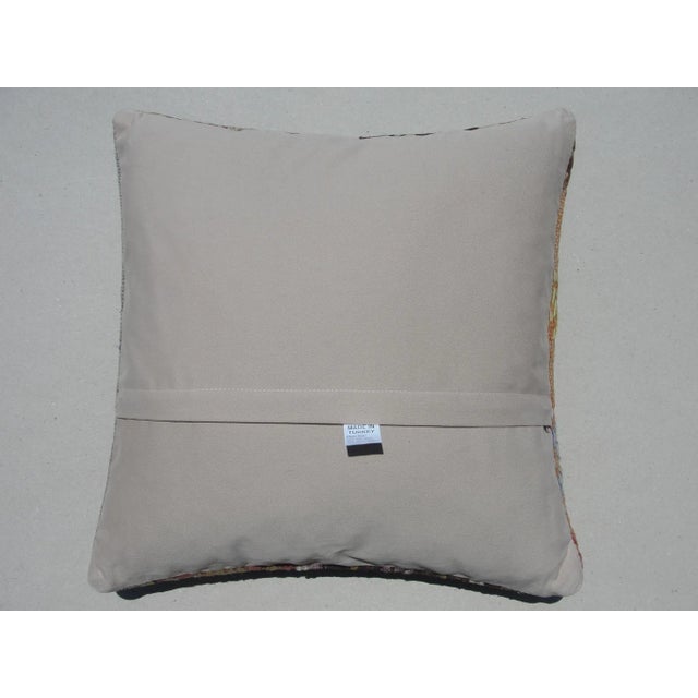 1970s Kilim Rug Pillow Cover For Sale - Image 10 of 11